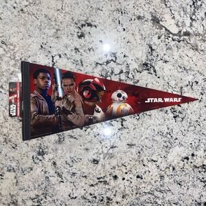NWT STAR WARS Trilogy Licensed Premium Felt Collectors PENNANT Made In USA